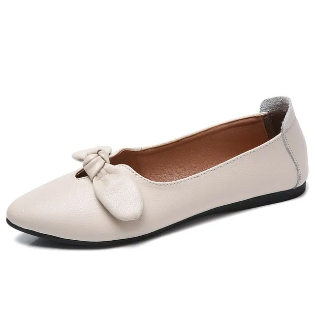 Best Jeans For Loafers Ysoul Women Flats Shoes 2019 Spring Leather Shoes Ladies Slip-on Loafer Boat Zapatillas Mujer Flat buty damskie chaussures femme