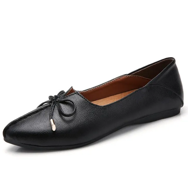 Prada Penny Loafers Ysoul Women Flats Shoes 2019 Spring Leather Shoes Ladies Slip-on Loafer Boat Zapatillas Mujer Flat buty damskie chaussures femme