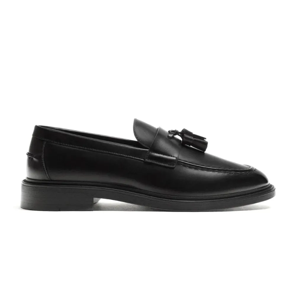 ZARA DRESS TASSEL LOAFERS 2601-420-800-BLK Louis Vuitton Shoes Loafers