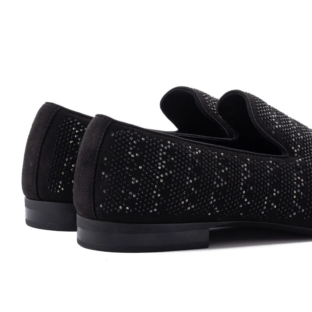 Polka Dot Loafers ZARA LEATHER FINISH LOAFERS 2636-820-040-BLK