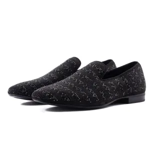 Lined Loafers ZARA LEATHER FINISH LOAFERS 2636-820-040-BLK