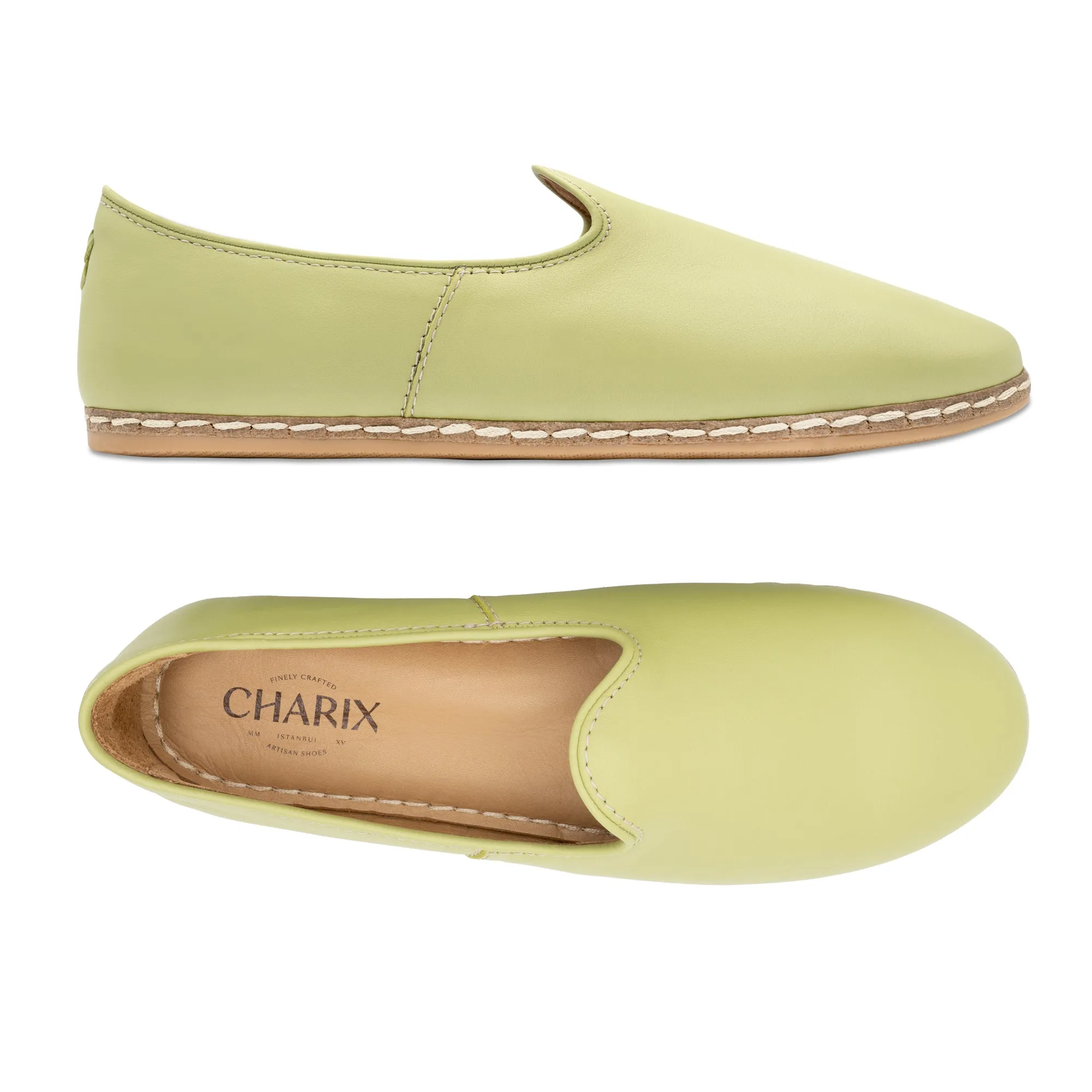 Slip On Work Sneakers Pistachio Slip Ons for Men