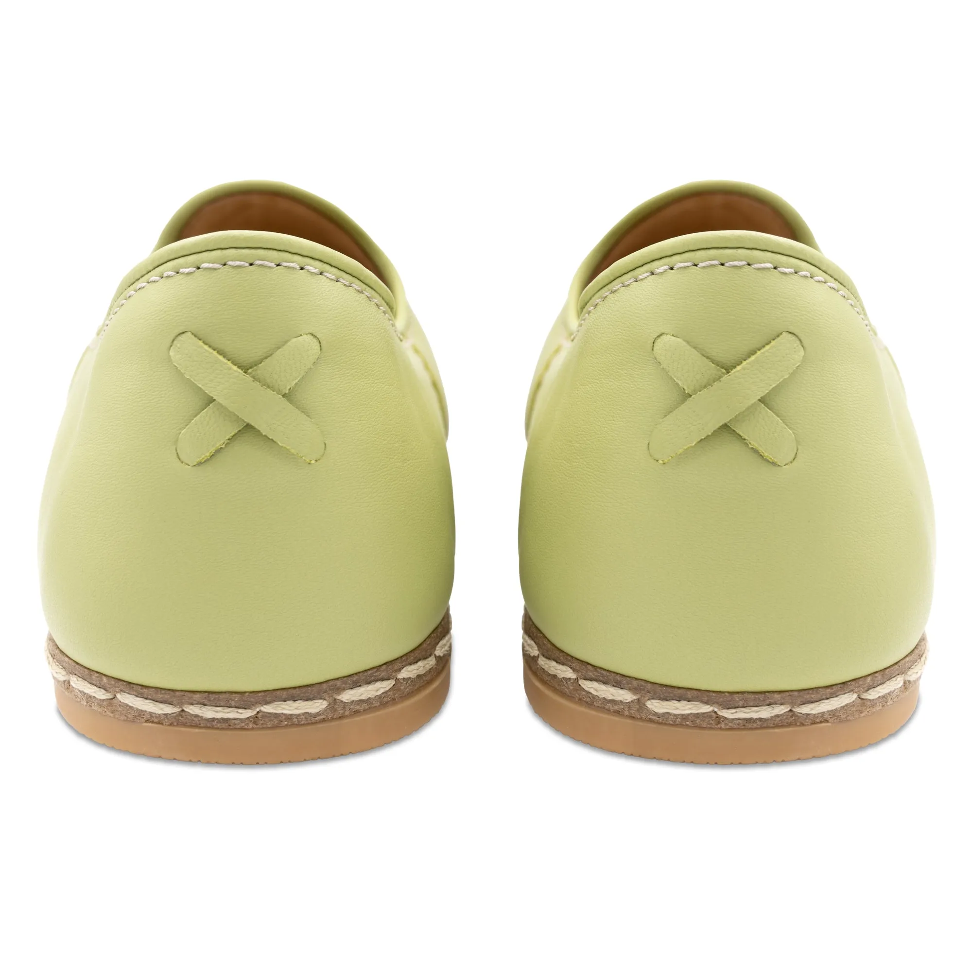 Slip On Non Slip Shoes Pistachio Slip Ons for Men